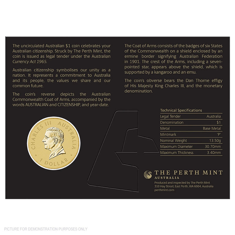 2026 Australian Citizenship Coin in Card