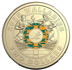 2025 $2 Wallabies & Wallaroos Uncirculated coloured coins set in folder