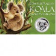 2014 Australian 1oz Silver Coloured Koala Coin
