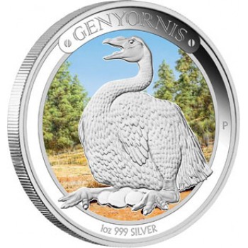 2014 Australian Mega Fauna Series 1oz Silver Coin - Genyornis