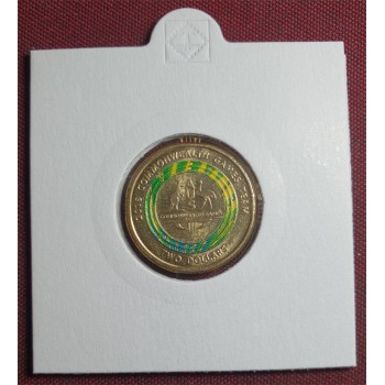 2018 $2 Gold Coast Commonwealth Games Team Coloured Coin