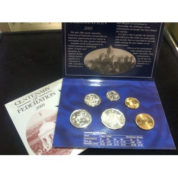2001 Australian 6-Coin Uncirculated Set