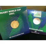 2003 Rugby World Cup $5 Uncirculated Coin 