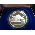 2004 SYDNEY TO ATHENS OLYMPIC SILVER PROOF COIN 