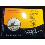 2007 Australian Artist Series Forsted Uncirculated Kangaroo Coin - Rolf Harris