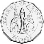 2008 Centenary of Scouts Australia  50c Uncirculated Coin 