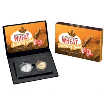2012 Australian Wheat Fields of Gold 2-Coin Proof Set 