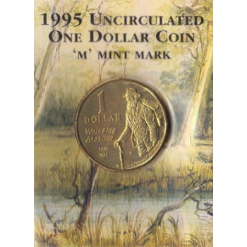 1995 Australian Waltzing Matilda $1 Uncirculated Coin - M Mint Mark