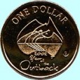 2002 Australian Year of the Outback $1 Uncirculated Coin - B Mint Mark