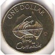 2002 Australian Year of the Outback $1 Uncirculated Coin - M Mint Mark