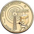2006 Australian 50 Year of TV $1 Uncirculated Coin - S Mint Mark