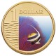 2007 Australian $1 Coloured Ocean Series Coin - Longfin Bannerfish
