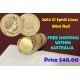 2014 $1 Spirit Lives 100 Years of ANZAC Mint Roll
