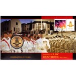 2011 AUSTRALIAN 100 YEARS OF RMC DUNTROON FIRST DAY COIN AND STAMP COVER