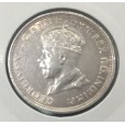 1927 AUSTRALIAN FIRST COMMEMORATIVE SILVER ONE FLORIN - PARLIAMENT HOUSE