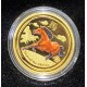 2014 Chinese Year of the Horse 1/10oz Gold Coloured Proof Coin