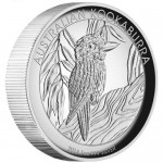 2014 Australian 1oz Silver High Relief Kookaburra Coin 