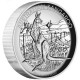 2014 Australian High Relief 1oz Silver Proof Kangaroo Coin