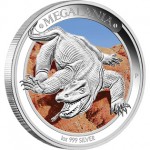 2014 Australian Mega Fauna Series 1oz Silver Coin - Megalania
