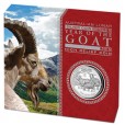 2015 Year of the Goat 1oz Silver High Relief Proof Coin