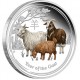 2015 Chinese Year of the Goat 1oz Coloured Silver Proof Coin