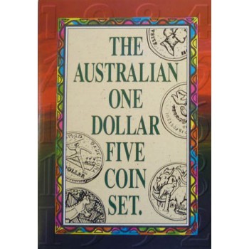 1984 -1992 Australian 5-coin Uncirculated Set 