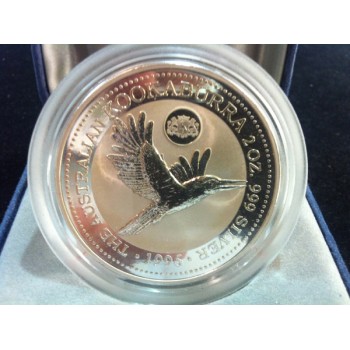 1996 Australian 2oz Silver Kookaburra Privy Mark Coin - Den Haag