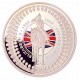 2002 Australia Golden Jubilee Queen Elizabeth II Accession 1oz Silver Proof Coin 