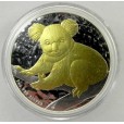 2009 Australian 1oz Silver Gilded Koala Coin