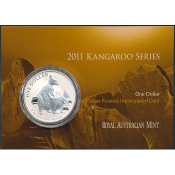 2011 Australian 1oz Silver Kangaroo Uncirculated Coin