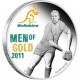 2011 Australian Wallabies 1oz Silver Proof Coin - Men of Gold 