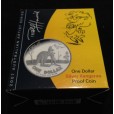 2007 Australian 1oz Silver Proof Kangaroo Coin