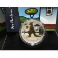 2008 Australian 1oz Silver Selective Gold Plating Kangaroo Coin