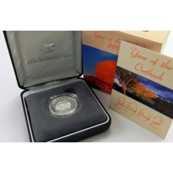 2002 Australian $1 Silver Outback Proof Coin
