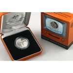 2006 Australian 50 Year of TV $1 Silver Proof Coin