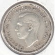1938 AUSTRALIAN ONE SHILLING SILVER COIN GOOD FINE