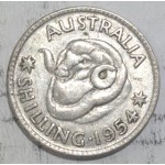 1954 AUSTRALIAN SILVER ONE SHILLING