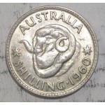 1960 AUSTRALIAN SILVER ONE SHILLING